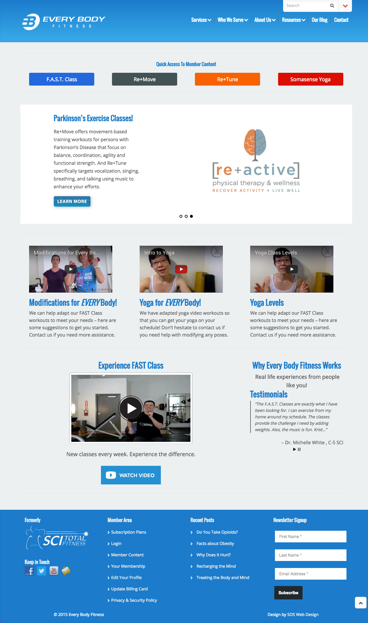 scitotalfitness webdesign & branding